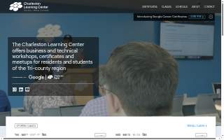 Charleston Learning Center website