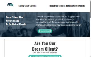 Supply Chain Carolina website