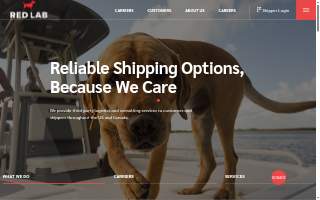Red Lab Logistics, Inc. website
