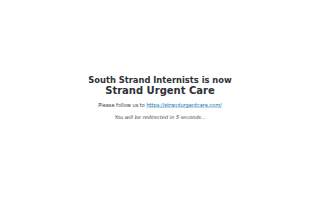 Strand Urgent Care website