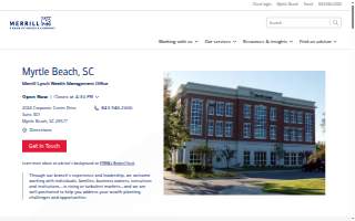 Merrill Lynch Wealth Management of Myrtle Beach website
