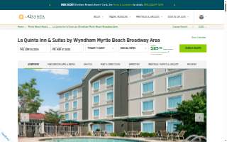 La Quinta Inn & Suites by Wyndham Myrtle Beach Broadway Area website