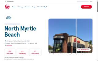 Chick-fil-A of North Myrtle Beach website