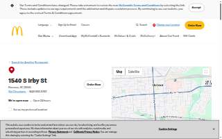 McDonald's of Florence website