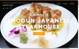 Shogun Japanese Steakhouse website