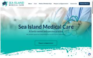 Sea Island Medical Care website