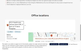 HCA Healthcare James Island ER, A part of Trident Hospital website