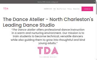 The Dance Atelier website