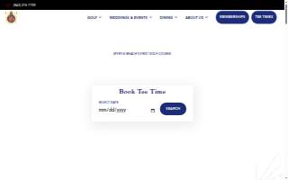 Pine Lakes Country Club website