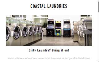 Coastal Laundry website
