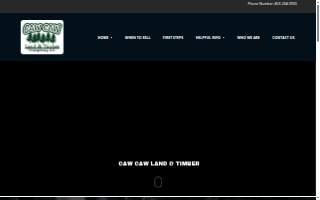 Caw Caw Land and Timber website