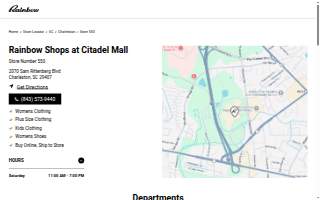 Rainbow Shops of Charleston website