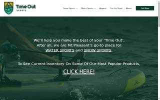 Timeout Sport & Ski website