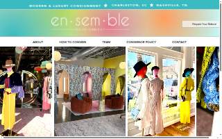 Ensemble Consignment Boutique website