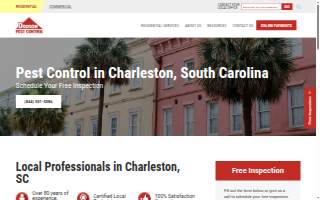 Dodson Pest Control of North Charleston website