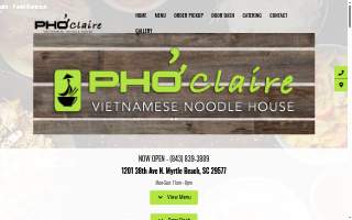 Pho Claire website