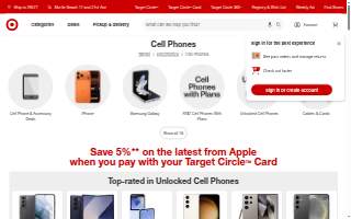Target Mobile of North Charleston website