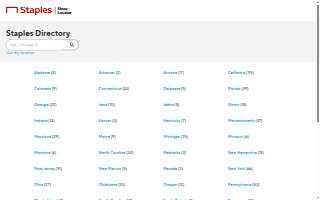 Staples of Summerville website