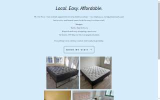 Theo's Mattress Outlet website