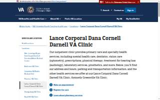 VA Outpatient Clinic of Greenville website