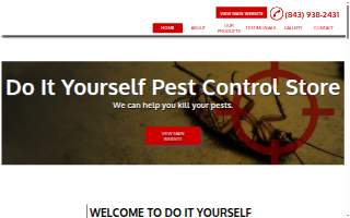 A Do It Yourself Pest Control Store website