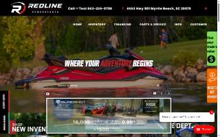 Redline Powersports Myrtle Beach Service Department website