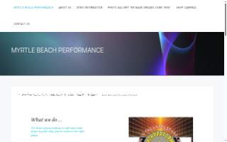 Myrtle Beach Performance of Surfside Beach website