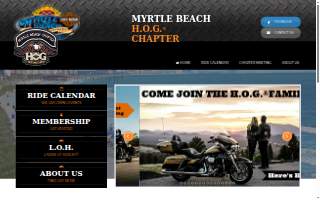 Myrtle Beach Harley Owners Group website