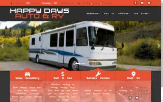Happy Days Auto and RV website