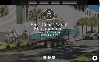 East Coast Yacht Management website