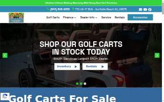 Oceanside Golf Cars website