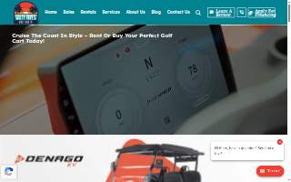 Salty Frye's Golf Carts website