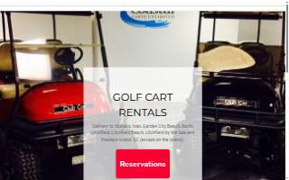 Coastal Carts Unlimited website
