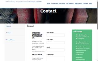 Integrated Environmental Technologies, Ltd. website
