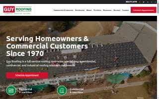 Guy Roofing website