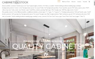 Cabinets-N-Stock website