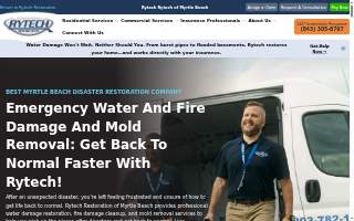 Rytech Restoration of Myrtle Beach website
