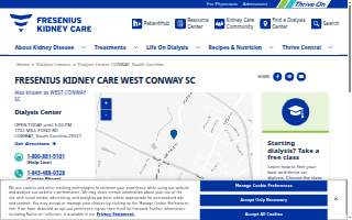 Fresenius Kidney Care West Conway website