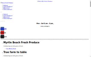 Davis BJ's Produce website
