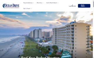 Ocean Drive Beach & Golf Resort website