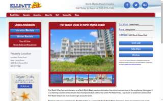 Pier Watch Villas website