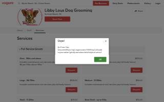 Libby Lou’s Dog Grooming website