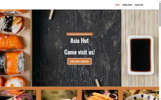 Asia Hut website