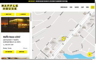 Waffle House of Surfside Beach website