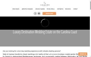Slate & Cypress Weddings & Estate | Wilmington and Myrtle Beach website