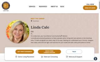 Senior Care Authority Carolinas website