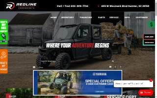 Redline Powersports - Sumter website