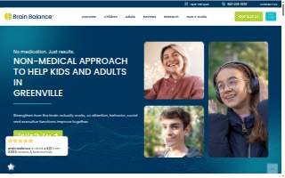 Brain Balance Center of Greenville website