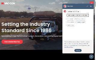 Vac-Con Inc website