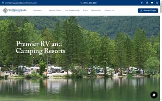 Travel Resorts Of Gettysburg website